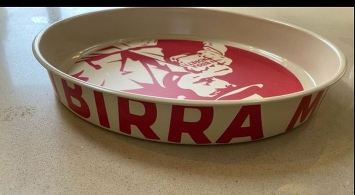Moretti Beer Metal Tray