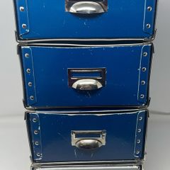 Cardboard display/ decorative boxes 3 Blue and 1 Grey by Paget Trading Ltd