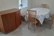Skovby Table, cabinet and chairs - reduced to sell