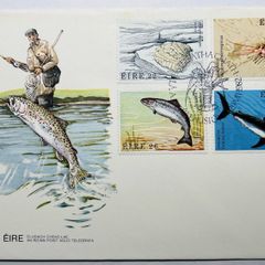 Ireland 1982 FISH Fauna & Flora FDC Envelope 4 x EIRE Irish Stamps Full Set
