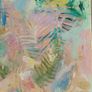 Large Original Abstract Painting Contemporary Art Modern Irish abstract art Framed Warm Botanical Art Image 5