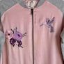 YD Girls Pink & Grey Embroidered Zip-Up Cardigan/Jacket - 12/13 Years Image 4