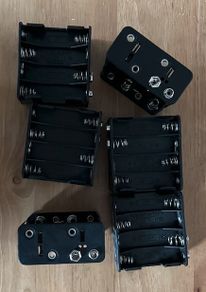 Job Lot 6 x 8-Cell AA Battery Holders - New
