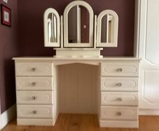 Country Pine painted dressing table