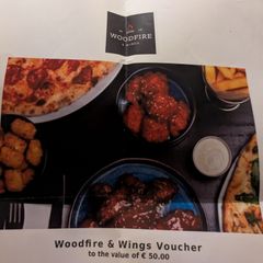 Woodfire and Wings gift voucher