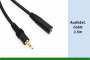 3.5mm Male Aux to Female Aux Audio Extension Cable