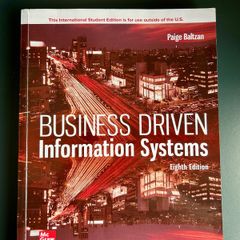 Business Driven Information Systems Book
