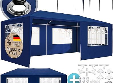 Gazebo 3 x 6 Dark Blue