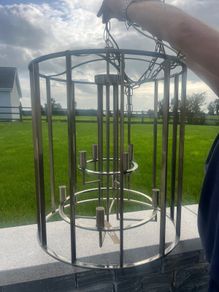 Antique brass 8 light lantern