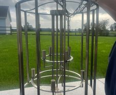 Antique brass 8 light lantern