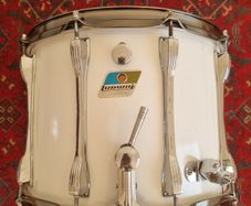 Vintage Ludwig 14 x 10 Parade Marching Snare Drum 10-Lug White No. 1162