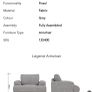 EZ Living Armchair & Footstool Image 3