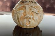 Vintage Crying Pickled Onion Face Pot signed by Toni Raymond
