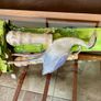 Antique Art Pottery Bretby Pottery 1890s Bamboo and Stork Large Spill Vase Image 9