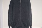 mens WOOLOVERS jumper full zip up cardigan 80% wool Size Large BNWOT