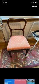 Antique  chair and side table