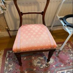 Antique  chair and side table