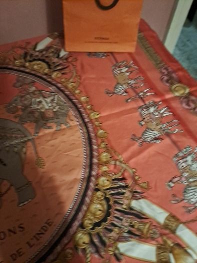 Vintage Hermes Large Scarf