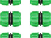 Hose Repair Connector Extender for Join 1/2 inch Garden Hose Pipe Quick Repair Connection 6pcs