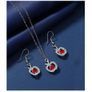 Boho Style Set: Earrings + Pendant - nice gift + other designs available Image 9