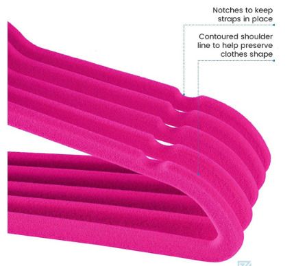BRAND NEW 10pcs Non-Slip Velvet Kids Hangers For Jackets, Pants, & Dress Clothes hangers for clothes
