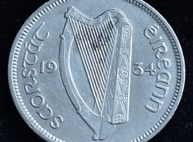 Ireland - 1934 - 6 Pence - Wolfhound - KM.5 - [2060]