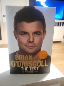Brian O'Driscoll The Test signed edition book