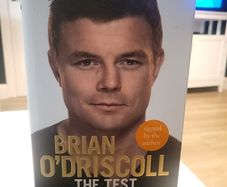 Brian O'Driscoll The Test signed edition book
