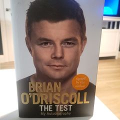 Brian O'Driscoll The Test signed edition book