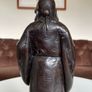 Rare Vintage Resin Asian Japanese Statue Fukurokuju Lucky God Image 6