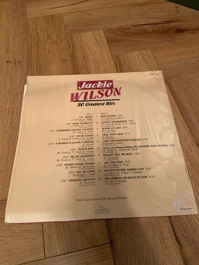 Jackie Wilson - Greatest Hits Vinyl LP