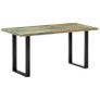 Dining Table 160x80x75 cm Solid Reclaimed Wood Image 10