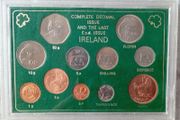 Ireland The Complete Decimal Issue &amp; The last Pound Shilling &amp; Pence coin set