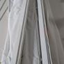 2x Ivory Linen Roman Blinds & Mechanism Image 2