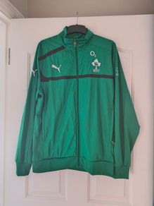 Vintage 2011/12 Puma Ireland Rugby Union (IRFU) track jacket