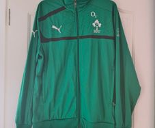 Vintage 2011/12 Puma Ireland Rugby Union (IRFU) track jacket
