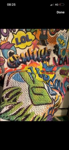 Graffiti blouse S-M