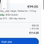 ikea cream Millberget home office chair Image 5