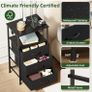 3 Drawers Chest of Drawers for Bedroom with Charging Station and LED Light, Image 3