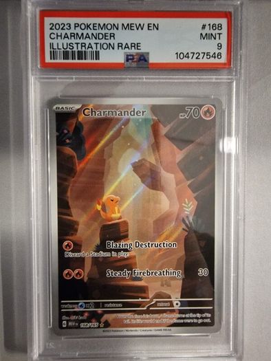 pokemon 151 charmander psa 9