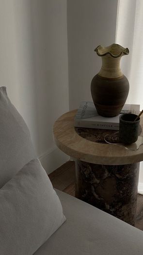 marble coffee table/side table