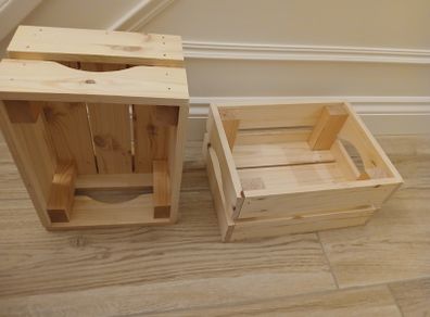 wooden crates