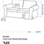 Ektorp 2-seater sofa (Grey) Image 4
