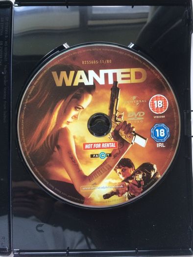 Wanted (With Limited Edition Comic) James McAvoy, Angelina Jolie & Morgan Freeman [2008] [Movie DVD]