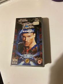 Street fighter vhs tape