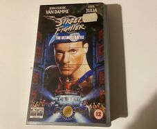 Street fighter vhs tape