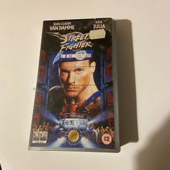 Street fighter vhs tape