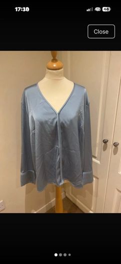 Paul Costello dressy blue top size 20 - NWOT