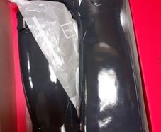 Huntet Ladies Navy Wellingtons