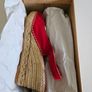 Toni Pons espadrilles Calpe suede peep toes red UK 6.5 RRP 75 euro new & boxed Image 7